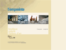 Tablet Screenshot of lempreintecoop.com